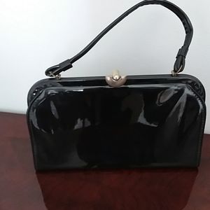 Black Patent Handbag